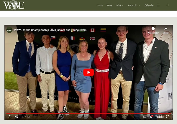 WAWE World Championship 2023 Juniors and Young Riders Video image