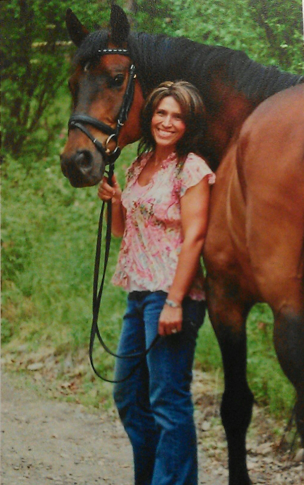 Trisha Keifer Reed with her horse