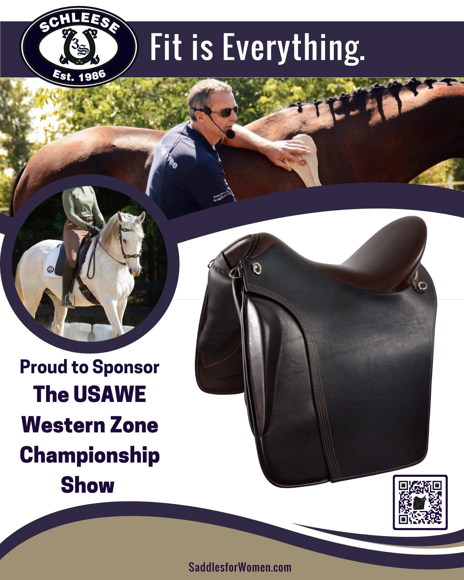 Schleese 2024 Western Zone Saddle Donation Flyer