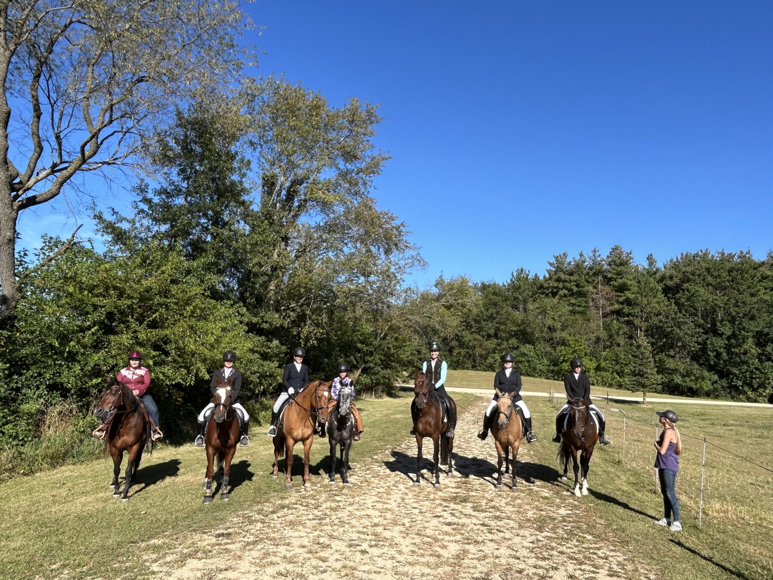 Region 2 September Update group photo from working equitation show